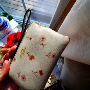 Small coach wrist wallet